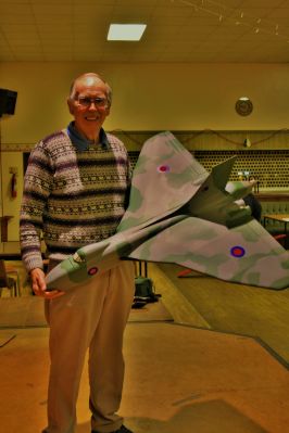 Dave Berry with his Vulcan 3rd