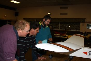 Judges inspecting John Corkills endurance model